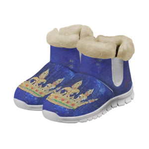 Open image in slideshow, Snow Boots. Blue crown
