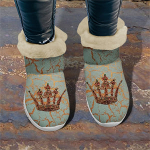 Snow Boots Gold crown