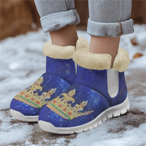 Snow Boots. Blue crown