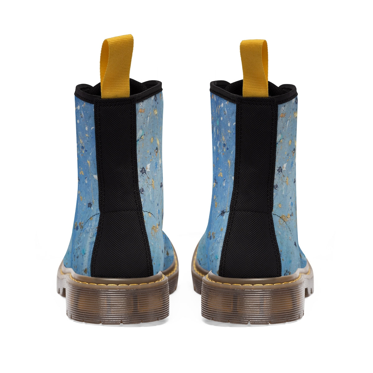 Women's Canvas Boots - Blue champagne - centauresse