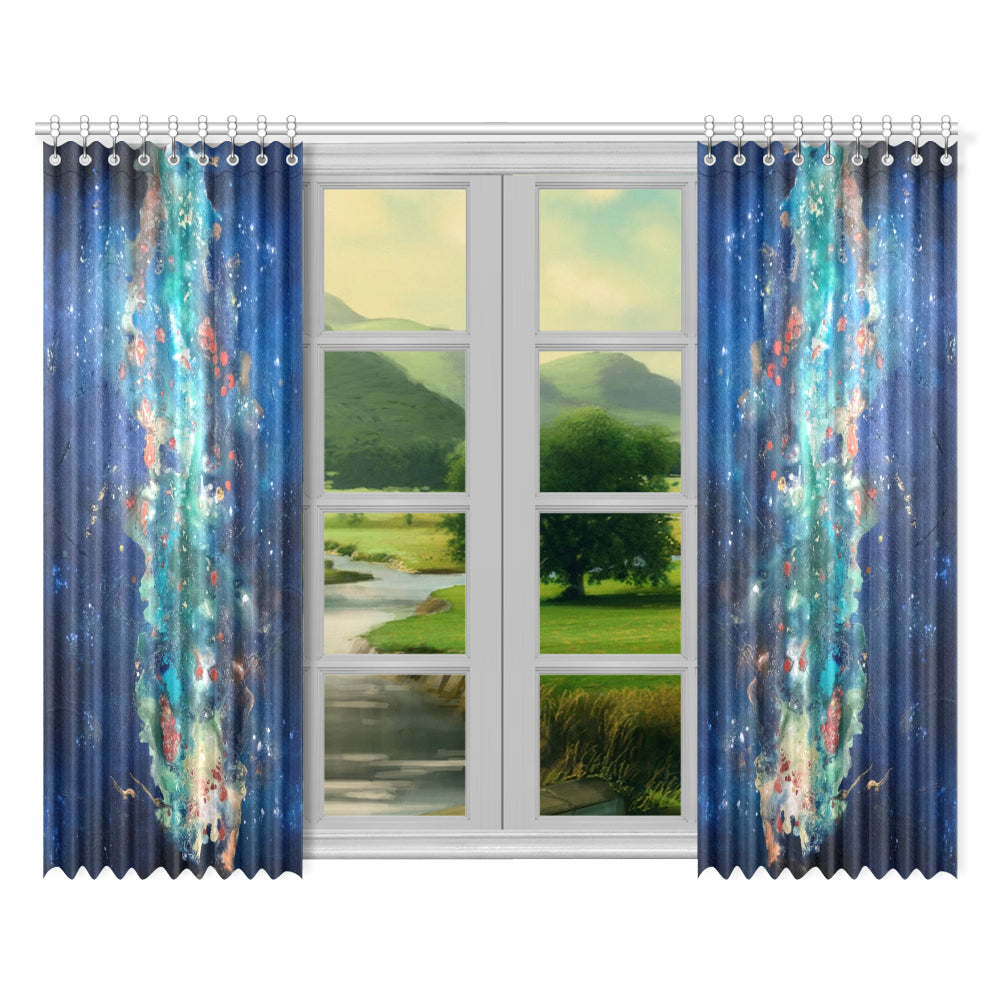 Curtain 52"x84" (Two Piece) Secret Issland