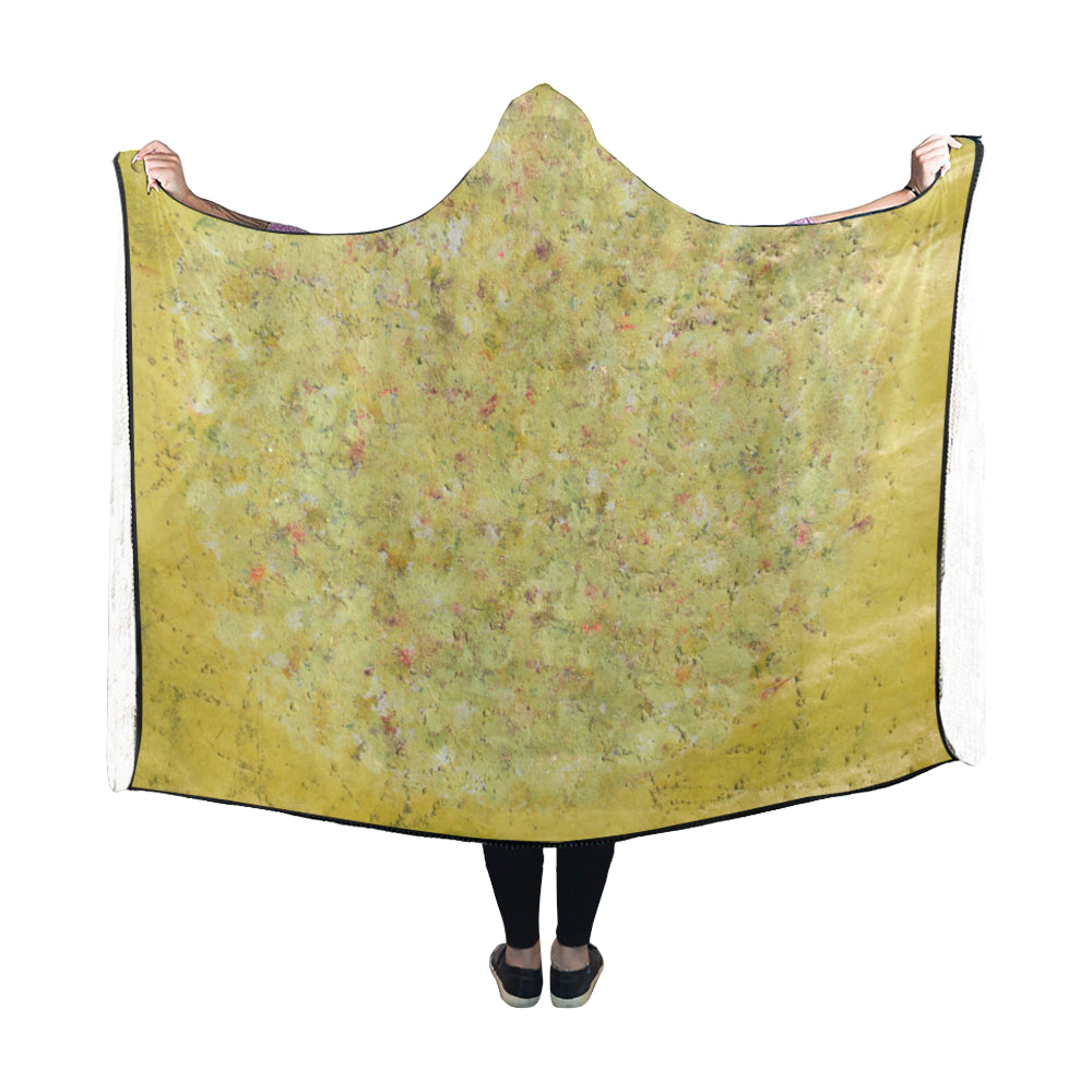 Hooded Blanket 60 x 50. Yellow Chakra