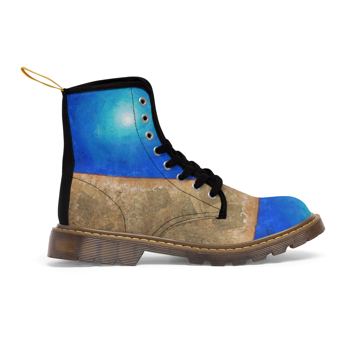 Women's Canvas Boots - Plant a seed in mind - centauresse