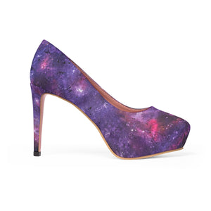 Open image in slideshow, Platform Heels - violet universe - centauresse
