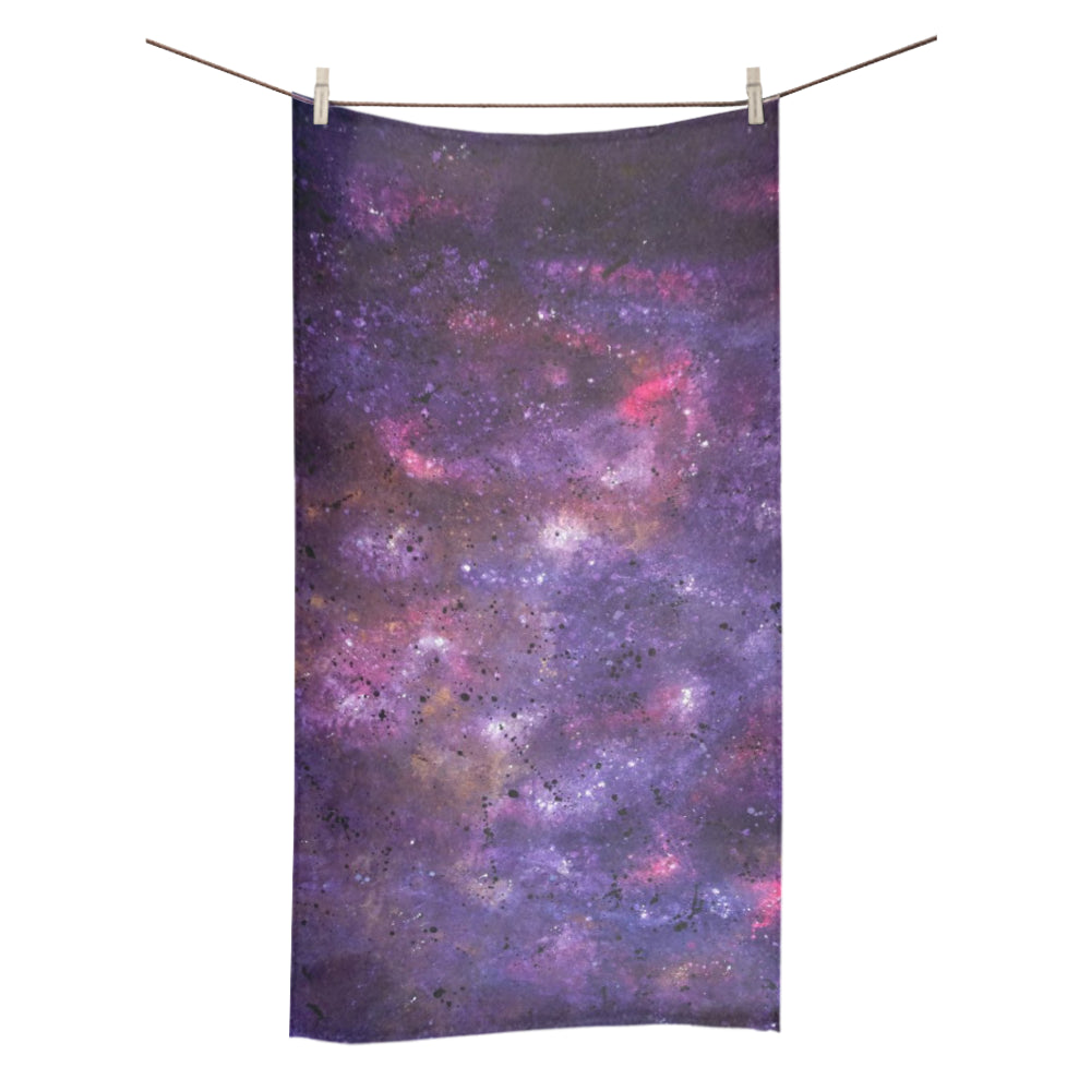Bath Towel 30"x56" Violet Universe