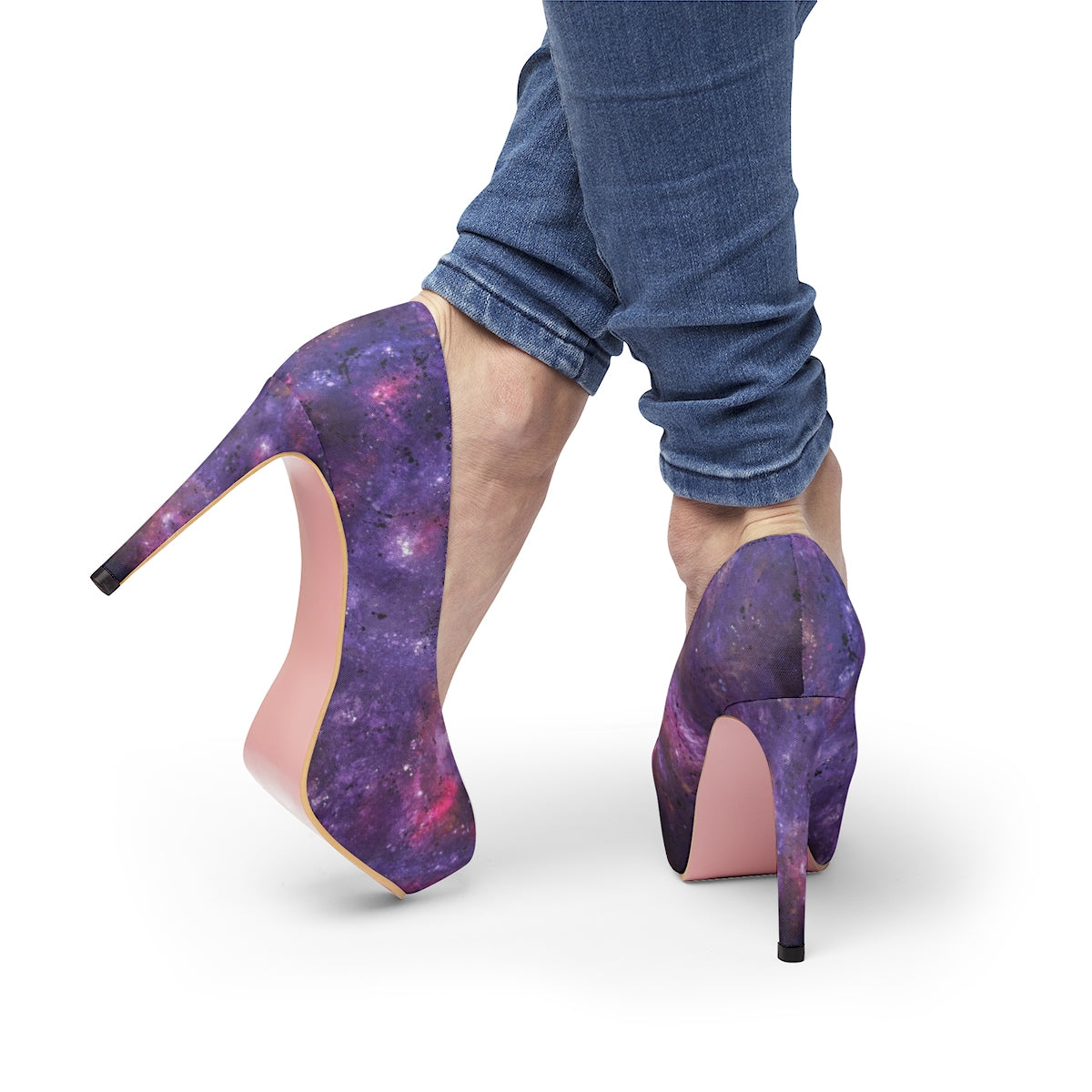 Platform Heels - violet universe - centauresse