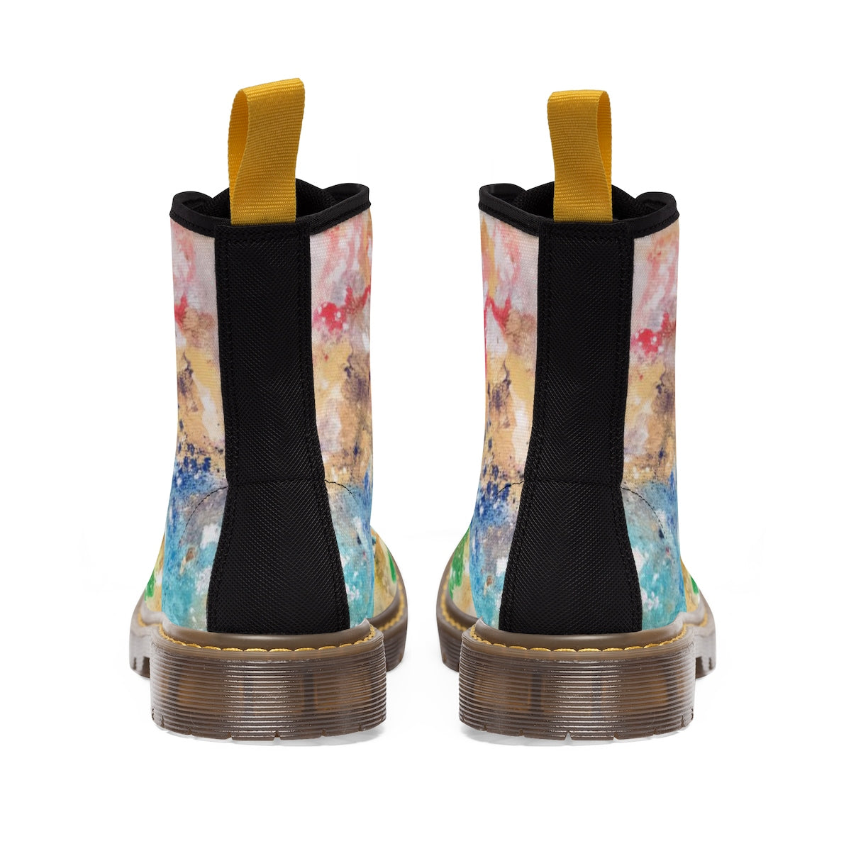Women's Canvas Boots - Falcon and the chakra - centauresse