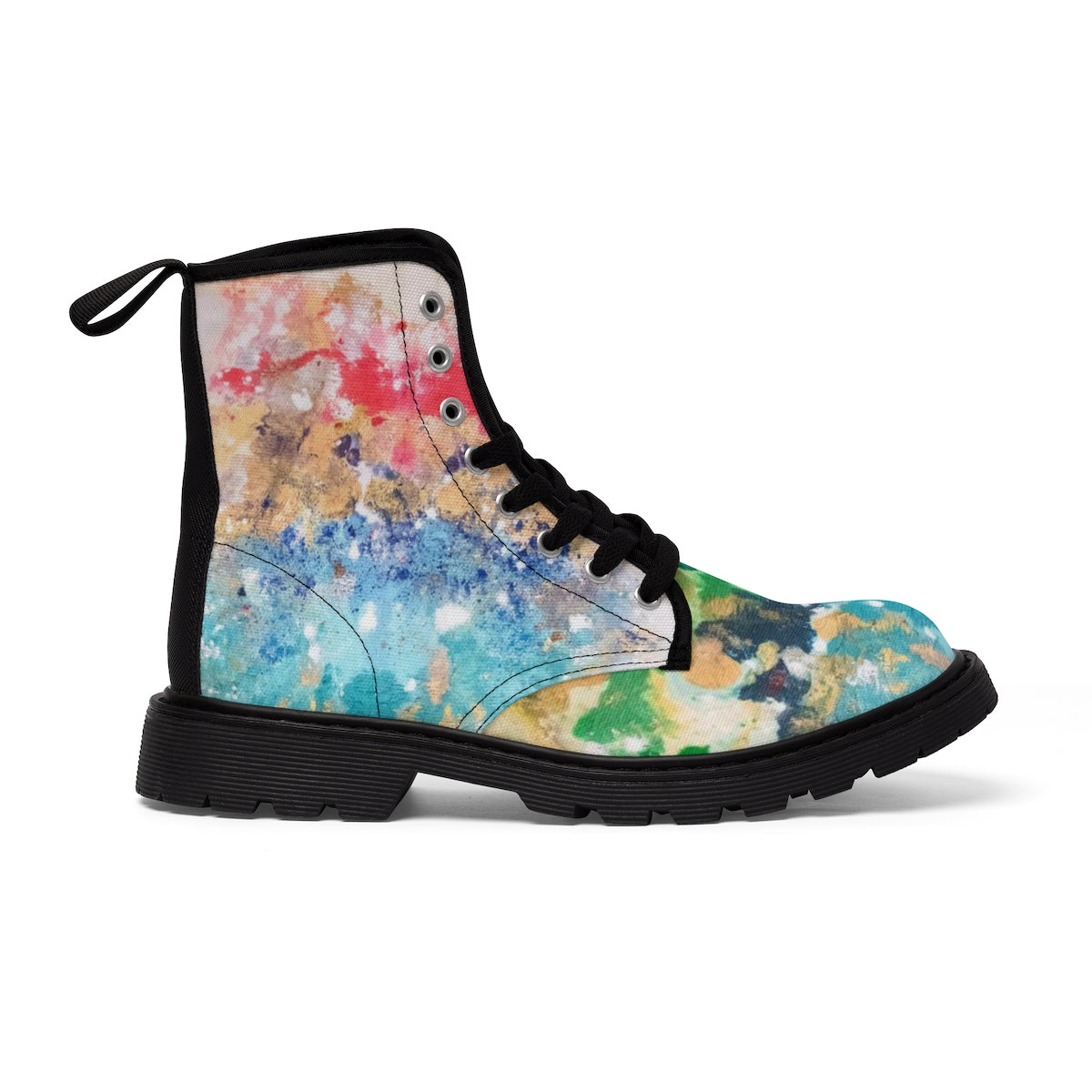 Women's Canvas Boots - Falcon and the chakra - centauresse