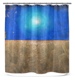 Shower curtain - Plant a seed in mind, see your paradise unfolding - centauresse
